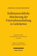 Cover-Bild zum Titel 'Kollisionsrechtliche Absicherung der Unternehmenshaftung in Lieferketten' von 'Christiana Manon Bradshaw'