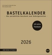 Cover-Bild zum Titel 'Premium-Bastelkalender gold mittel 2026' von ''