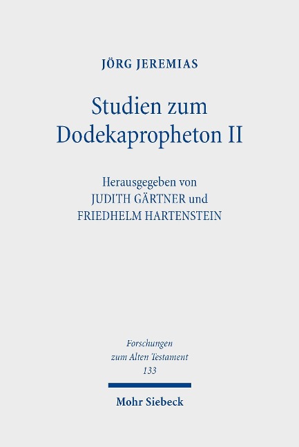 Studien zum Dodekapropheton II - Jörg Jeremias