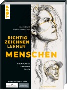 Cover-Bild zum Titel 'Richtig Zeichnen lernen Menschen' von 'Akademie Ruhr, Andreas Modzelewski'