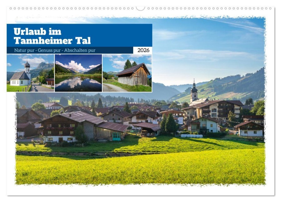 Urlaub im Tannheimer Tal (Wandkalender 2026 DIN A2 quer), CALVENDO Monatskalender - Thorsten Assfalg