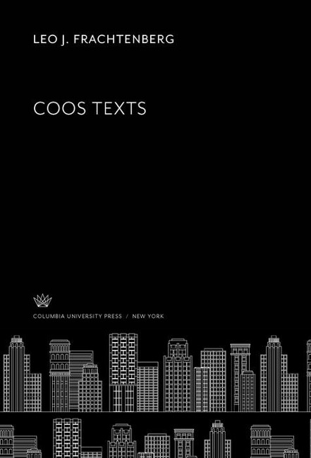 Coos Texts - Leo J. Frachtenberg