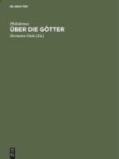 Cover-Bild zum Titel 'Über die Götter' von 'Philodemus'