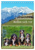 Schweizer Sennenhunde stellen sich vor (Tischkalender 2024 DIN A5 hoch), CALVENDO Monatskalender - Sigrid Starick