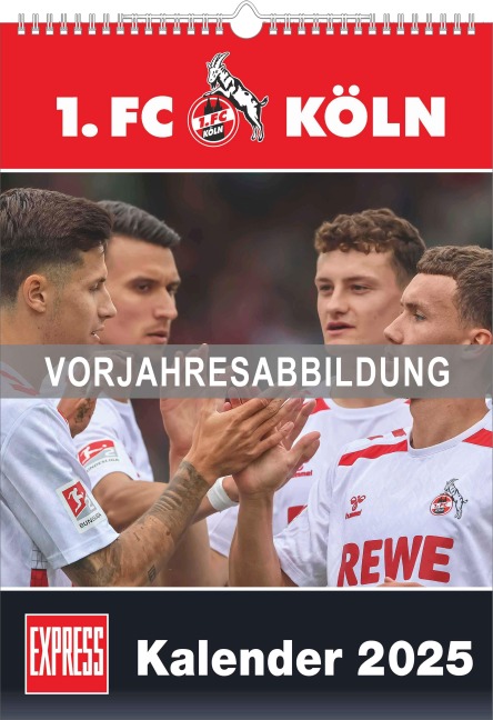 1. FC Köln 2026 - Fußball-Kalender - Express-Fankalender - Wandkalender 29,7 x 42 cm - 