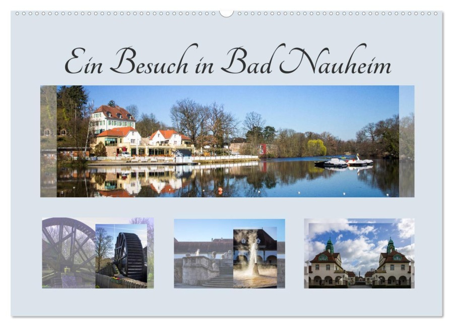 Ein Besuch in Bad Nauheim (Wandkalender 2026 DIN A2 quer), CALVENDO Monatskalender - Marion Bönner