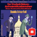 Cover-Bild zum Titel 'Davids linker Fuß (Der Sherlock Holmes-Adventkalender: Das römische Konklave, Folge 8)' von 'Arthur Conan Doyle, William K. Stewart'