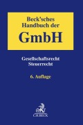 Cover-Bild zum Titel 'Beck'sches Handbuch der GmbH' von ''