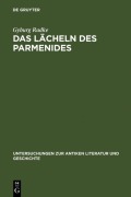 Cover-Bild zum Titel 'Das Lächeln des Parmenides' von 'Gyburg Radke'