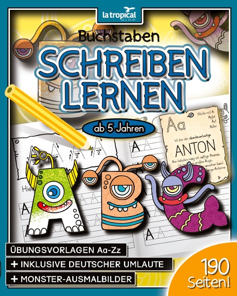 Buchstaben schreiben lernen ab 5 Jahren - David Ludwig