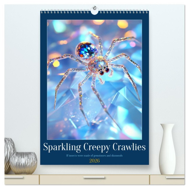 Sparkeling Creepy Crawlies (High Quality Premium Wall Calendar 2026 DIN A2 portrait),CALVENDO 12 Month Wall Calendar - Kerstin Waurick
