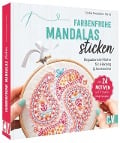 Cover-Bild zum Titel 'Farbenfrohe Mandalas sticken' von 'Carina Envoldsen-Harris'