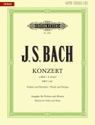 Cover-Bild zum Titel 'Konzert für Violine, Streicher und Basso continuo a-Moll BWV 1041 / URTEXT' von 'Johann Sebastian Bach'