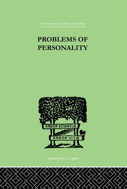 Problems of Personality - C MacFie & Langfeld H S & McDougall Campbell