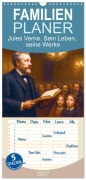 Cover-Bild zum Titel 'Familienplaner 2027 - Jules Verne. Sein Leben, seine Werke mit 5 Spalten (Wandkalender, 21 x 45 cm) CALVENDO' von 'Steffani Lehmann'