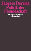 Cover-Bild zum Titel 'Politik der Freundschaft' von 'Jacques Derrida'