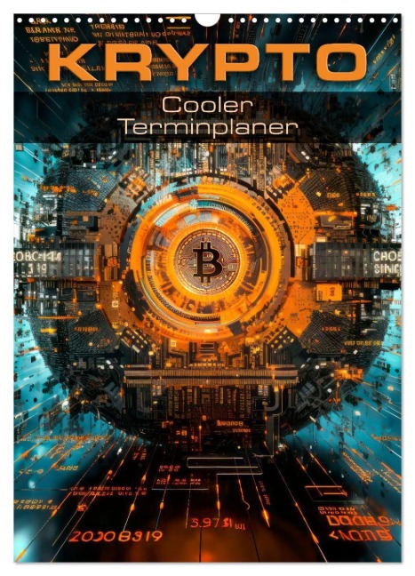 KRYPTO Cooler Terminplaner (Wandkalender 2026 DIN A3 hoch), CALVENDO Monatskalender - Melanie Viola