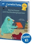 Cover-Bild zum Titel 'Bücherfresser und Dachbodengespenster' von 'Cornelia Funke'