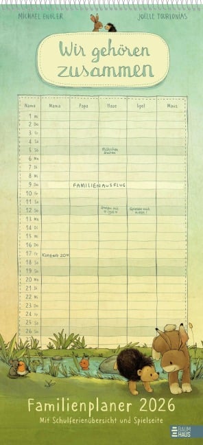 Wir gehören zusammen - Familienplaner 2026 - Michael Engler