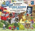 Cover-Bild zum Titel 'Ingo Zamperoni präsentiert: Starke Kinder: Feuer und Flamme ¿ Vom richtigen Umgang mit Kerze, Grill & Co.' von 'Martin Nusch, Oliver Versch'
