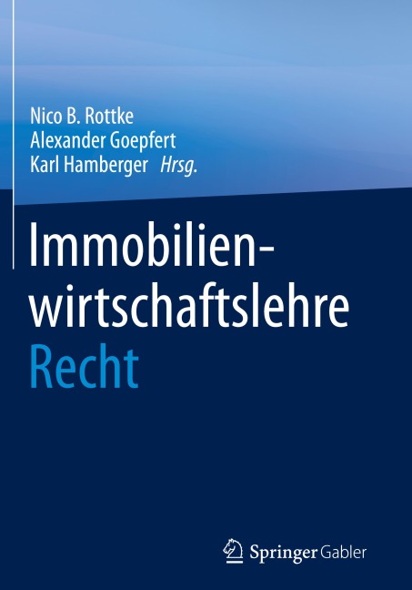 Immobilienwirtschaftslehre - Recht - 