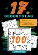 Cover-Bild zum Titel '17. Geburtstag- Sudoku Geschenkbuch' von 'Geburtstage mit Sudoku'