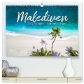 Malediven - Weiße Strände und Türkises Meer. (hochwertiger Premium Wandkalender 2025 DIN A2 quer), Kunstdruck in Hochglanz - Sf Sf