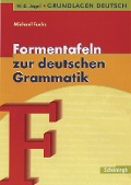 Cover-Bild zum Titel 'Grundlagen Deutsch. Formentafeln zur deutschen Grammatik. RSR 2006' von ''
