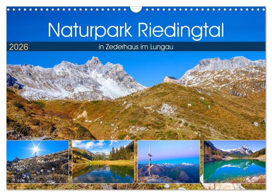 Naturpark Riedingtal (Wandkalender 2026 DIN A3 quer), CALVENDO Monatskalender - Christa Kramer