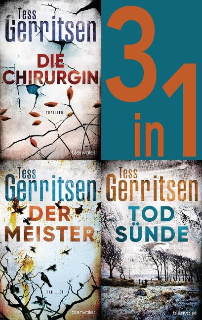 Rizzoli & Isles Band 1-3: - Die Chirurgin / Der Meister / Todsünde (3in1-Bundle) - Tess Gerritsen