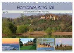 Cover-Bild zum Titel 'Herrliches Arno Tal - Wanderurlaub in der Toskana (Wandkalender 2026 DIN A3 quer), CALVENDO Monatskalender' von 'auf deren Landgut einige Bilder entst Schaack - mit freundlicher Genehmigung der Fattoria La Vialla'