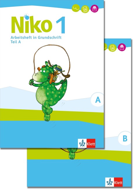 Niko 1. Paket: Arbeitsheft in Grundschrift, Grundschriftlehrgang Klasse 1 - 