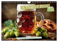 Cover-Bild zum Titel 'A Year of Beer - Bavarian Brews and Scenic Views (Wall Calendar 2026 DIN A4 landscape), CALVENDO 12 Month Wall Calendar' von 'Mb Fotografie'
