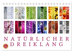 Natürlicher Dreiklang (Tischkalender 2025 DIN A5 quer), CALVENDO Monatskalender - Martina Cross