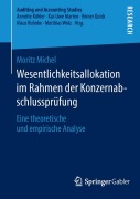 Cover-Bild zum Titel 'Wesentlichkeitsallokation im Rahmen der Konzernabschlussprüfung' von 'Moritz Michel'