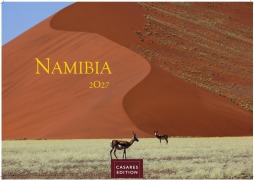 Cover-Bild zum Titel 'Namibia Kalender 2027 - Wandkalender | Fotokalender Afrika 35x50 cm - . mit atemberaubenden Landschaftsfotos und der Tierwelt.' von ''