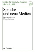 Cover-Bild zum Titel 'Sprache und Neue Medien' von ''