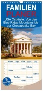 Cover-Bild zum Titel 'Familienplaner 2027 - USA Ostküste. Von den Blue Ridge Mountains bis zur Chesapeake Bay mit 5 Spalten (Wandkalender, 21 x 45 cm) CALVENDO' von 'Hanna Wagner'