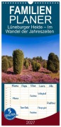 Cover-Bild zum Titel 'Familienplaner 2027 - Lüneburger Heide - Im Wandel der Jahreszeiten mit 5 Spalten (Wandkalender, 21 x 45 cm) CALVENDO' von 'Andreas Rose'