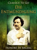 Cover-Bild zum Titel 'Die Entmündigung' von 'Honoré de Balzac'