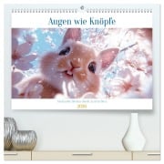 Augen wie Knöpfe (hochwertiger Premium Wandkalender 2026 DIN A2 quer), Kunstdruck in Hochglanz - Steffen Gierok-Latniak