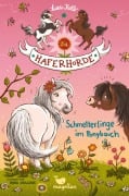 Cover-Bild zum Titel 'Die Haferhorde 04 - Schmetterlinge im Ponybauch' von 'Suza Kolb'