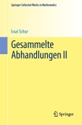 Cover-Bild zum Titel 'Gesammelte Abhandlungen II' von 'Issai Schur'