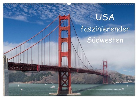 USA - faszinierender Südwesten / CH-Version (Wandkalender 2025 DIN A2 quer), CALVENDO Monatskalender - Andrea Potratz