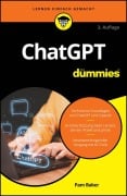 Cover-Bild zum Titel 'ChatGPT für Dummies' von 'Pam Baker'