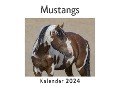 Mustangs (Wandkalender 2024, Kalender DIN A4 quer, Monatskalender im Querformat mit Kalendarium, Das perfekte Geschenk) - Anna Müller