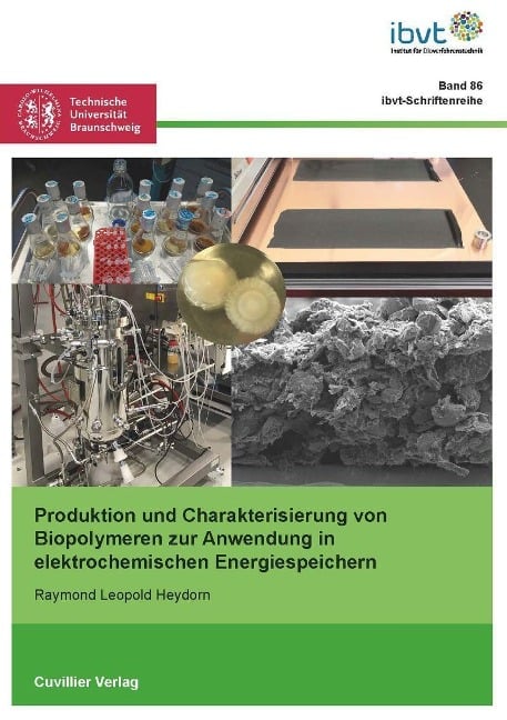 Produktion und Charakterisierung von Biopolymeren zur Anwendung in elektrochemischen Energiespeichern - 