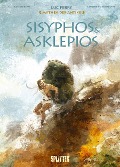 Cover-Bild zum Titel 'Mythen der Antike: Sisyphos & Asklepios (Graphic Novel)' von 'Luc Ferry, Clotilde Bruneau'