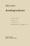 Analogrechnen - Wolfgang Giloi, Rudolf Lauber