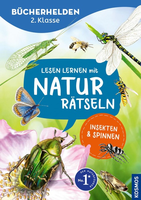 Lesen lernen mit Naturrätseln, Bücherhelden 2. Klasse, Insekten & Spinnen - Leonie Duppke